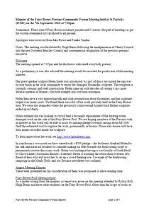 Fairy Bower Precinct Community Forum Meeting Minutes thumbnail