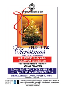 Manly-Warringah Choir Celebrating Christmas 2016 Flyer Thumbnail
